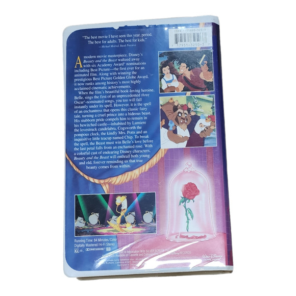 Beauty And The Beast 1992 Christmas Lead 1992 VHS - Picture 2 of 9